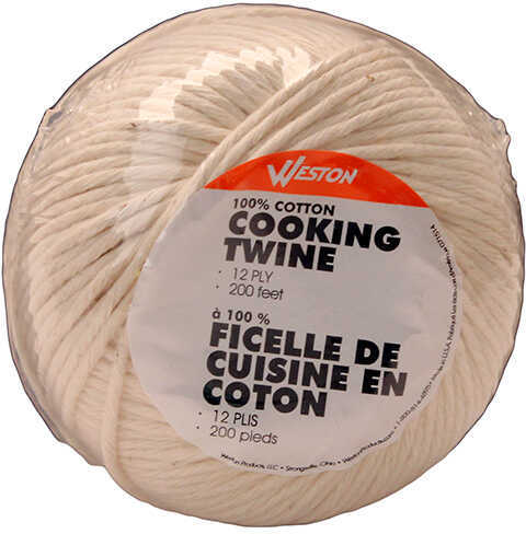 Weston Products Cooking Twine Ball 200' 2-Ply Natural Cotton Md: 19-0501-W
