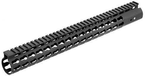 Leapers Inc. - UTG Handguard Fits AR Rifles 15" Super Slim Free Float Keymod Black MTU019SSK