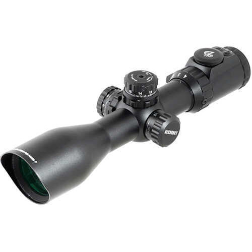 Leapers Inc. - UTG AccuShot Compact Rifle Scope 4-16X 44 30MM 36-Color Mil-Dot Reticle Black Finish SCP3-UM416AOIEW