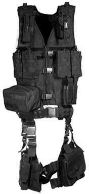 Leapers UTG 10 Piece Vest Complete Kit, Black Md: Pvc-V747KTB