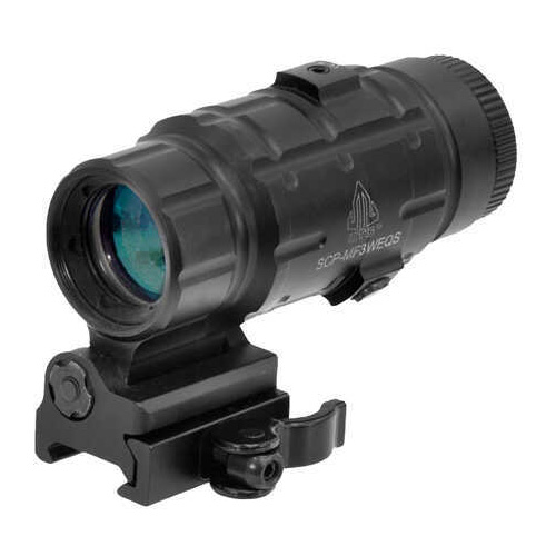 Leapers Inc. - UTG SWATFORCE Magnifier Series 25mm 3X with Innovative Flip-to-side Quick Detach Mount Bla