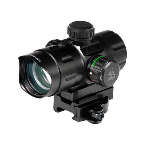 Leapers Inc. - UTG Instant Target Aiming Sight 4.2" Red/Green CQB Dot with Quick Disconnect Mount Black Finish SCP-DS384