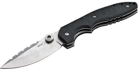 Boker USA Inc. Plus Folder Knife 3.75" 440C Stainless Drop Point G10 Black 01BO019
