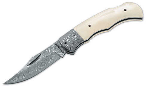 Boker Knives Magnum - Damascus Bone Md: 01MB180DAM