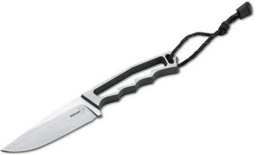 Boker Knives Plus Wilderness Fixed 4.40-Inch Blade, Stainless Steel Handle Md: 02BO200