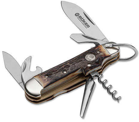 Boker Knives Camp Knife Stag Md: 110182HH