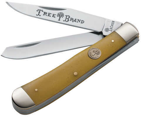 Boker USA Inc. Knives Trapper Smooth Yellow Bone Clam Pack Md: 110731C
