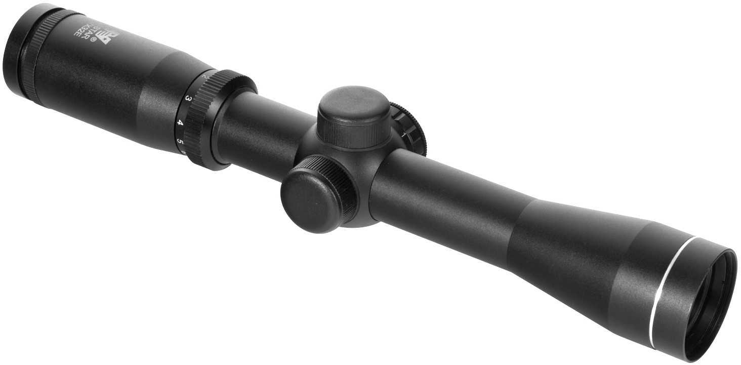 NcStar Series Scope 2-7x32E Red Illuminated Reticle, LER, Black SEPB2732B