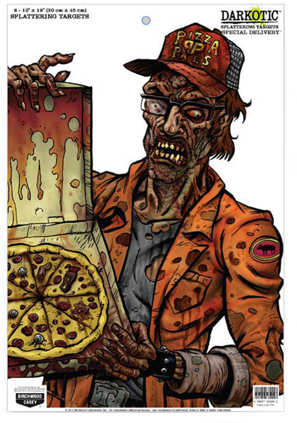 Birchwood Casey Darkotic/Zombie Dirty Bird Target 12"X18" Special Delivery 8/Pack 35650