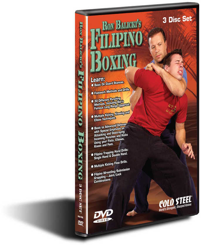 Cold Steel Training DVD Ron Balicki's Filipino Boxing VDFB