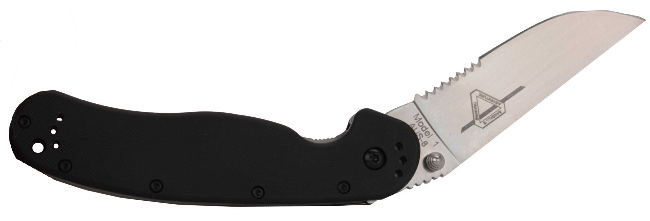Ontario Knife Company RAT Folder - Satin Partial Serration 8849