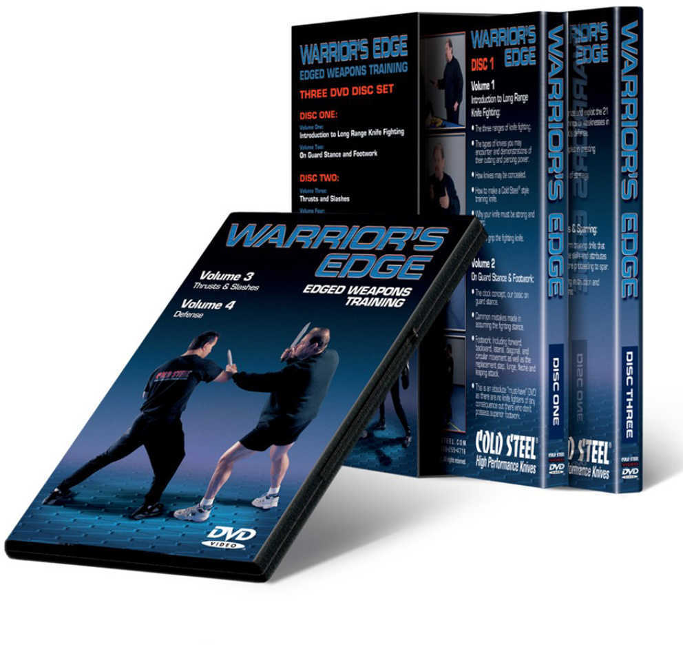 Cold Steel Training DVD Warrior's Edge Set VDWEP