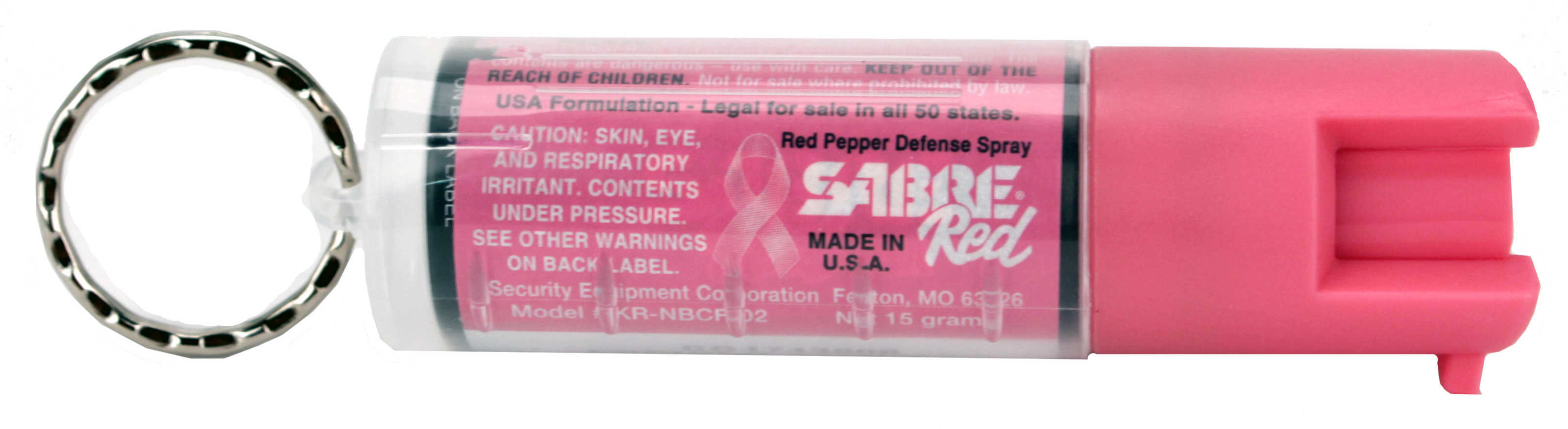 Sabre RED USA Key Ring NBCF, Pink KR-NBCF-02