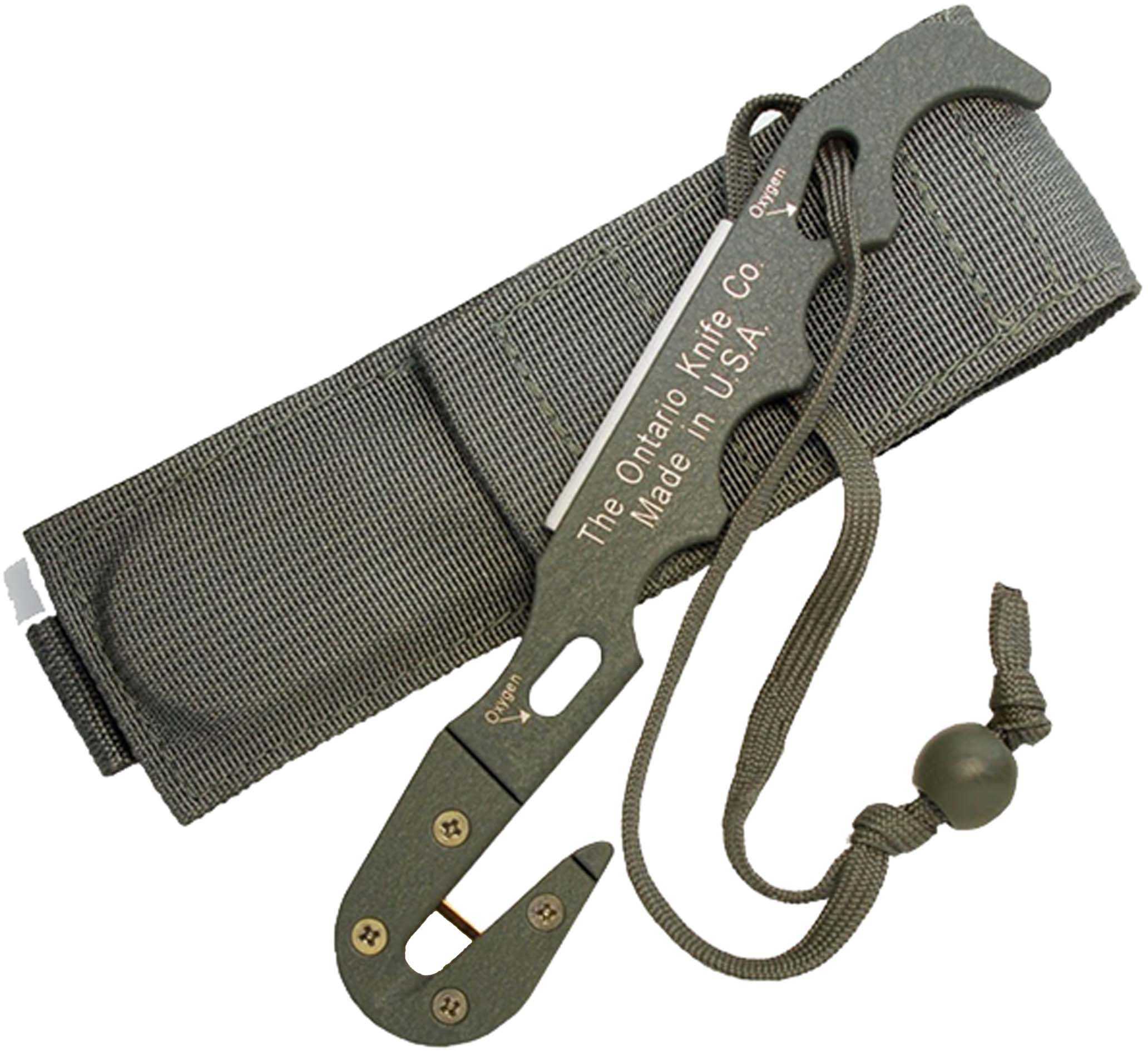 Ontario Knife Company Strap Cutter FG Model 1 w/Sheath 1406