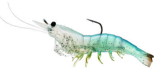 LIVETARGET Lures / Koppers Fishing and Tackle Corp Rigged Shrimp Soft  Plastic White 1/0 Md: SSF75Sk912 - 11108360