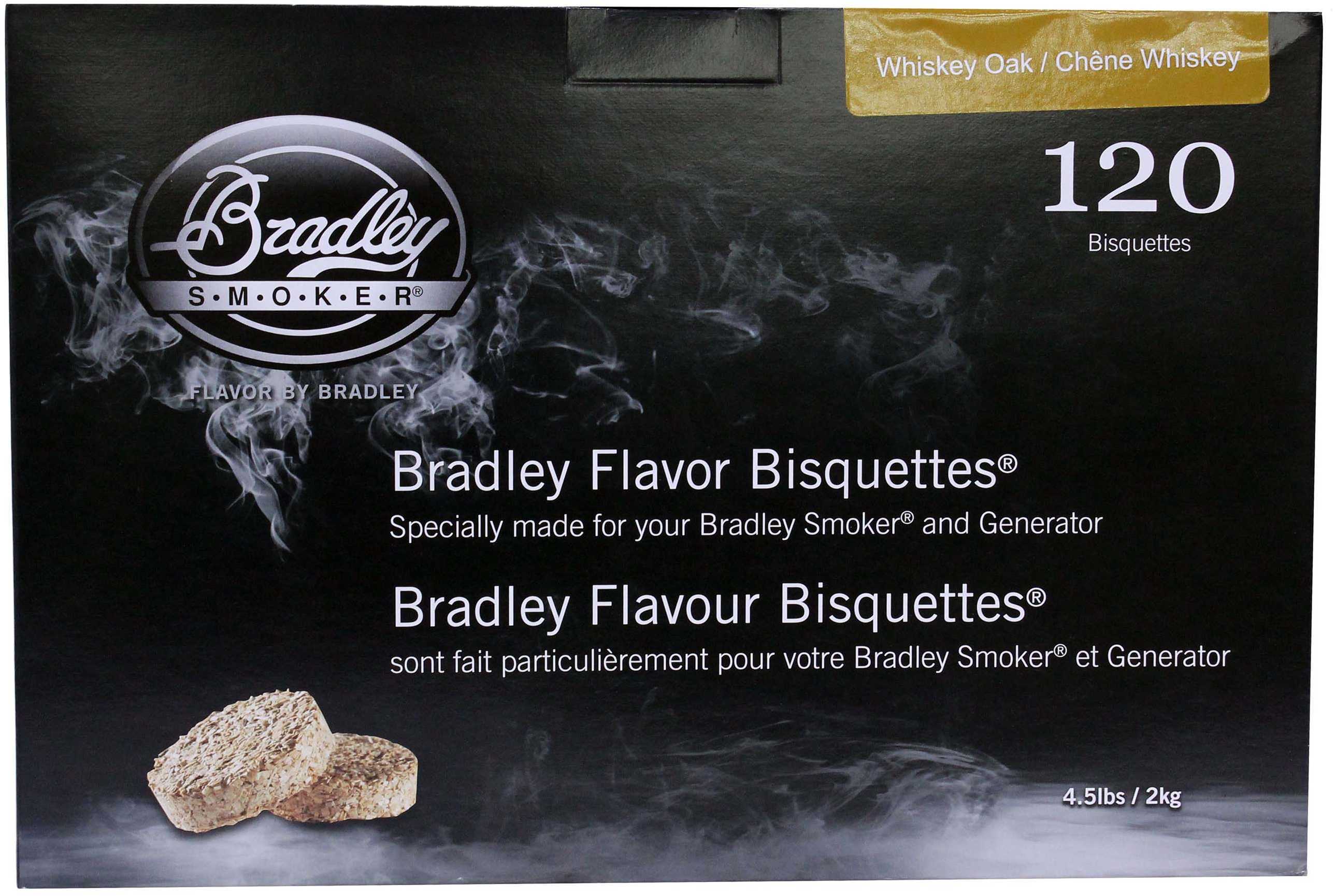 Bradley Technologies Smoker Bisquettes Whiskey Oak Special Edition, 120 Pack Md: BTWOSE120