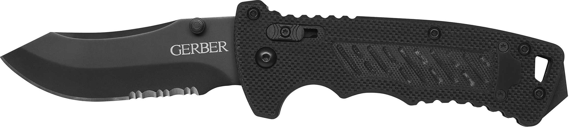 Gerber Blades DMF Folder Modified Clip Point, Serrated 31-000582