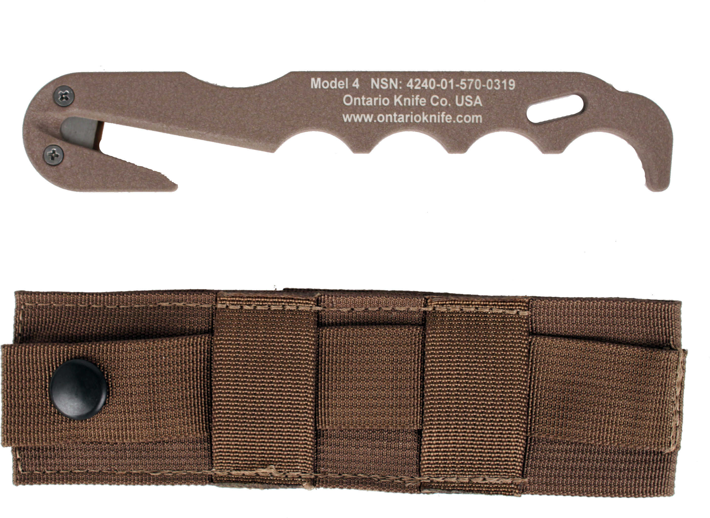 Ontario Knife Company Strap Cutter Model 4, CB, Rescue Tool 1431