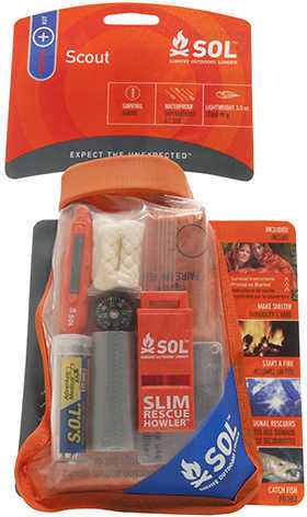 Adventure Medical Sol Scout Survival Kit W/ Dry Bag, Mirror,Sparker & More