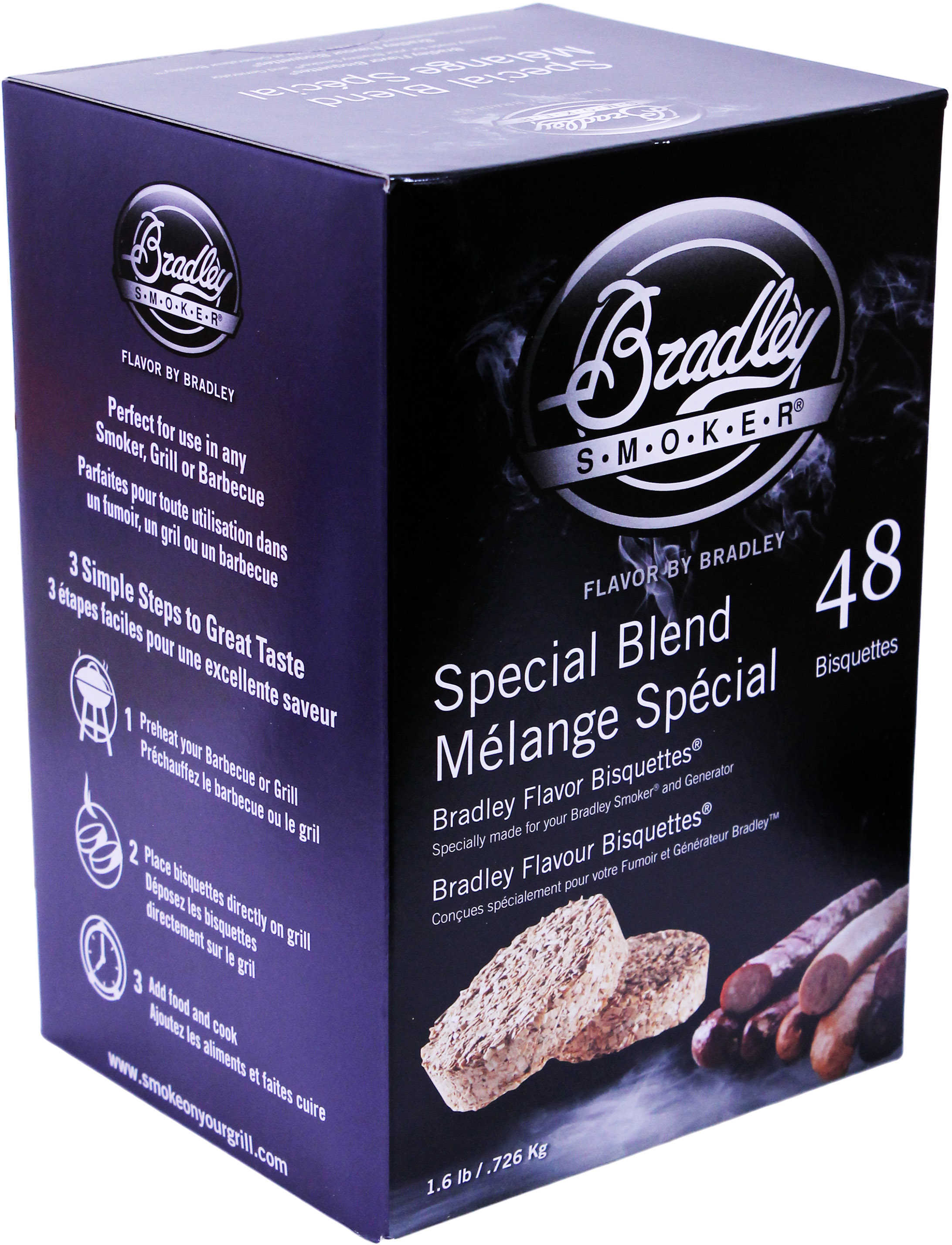 Bradley Technologies Smoker Bisquettes Special Blend (48 Pack) BTSB48