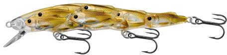 LIVETARGET Lures / Koppers Fishing and Tackle Corp Yearling Baitball Jerkbait Pearl/Olive Shad #6 Md: YJB110S815