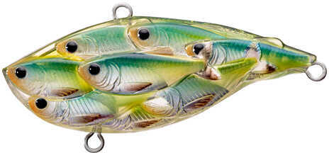 LIVETARGET Lures / Koppers Fishing and Tackle Corp Yearling Baitball Rattlebait Blue/Chartreuse Shad #4/#6 Md: YRB65Sk817