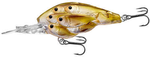 LIVETARGET Lures / Koppers Fishing and Tackle Corp Yearling Baitball Crankbait Pearl/Olive Shad #4 Md: YCB60M815