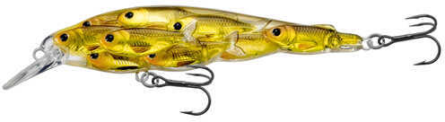 LIVETARGET Lures / Koppers Fishing and Tackle Corp Yearling Baitball Jerkbait Gold/Black #4 Md: YJB95S814