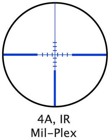 Barska Optics Scope 3-9X40MM Contour 4A Mil Plex Blue ILLUM AC11326