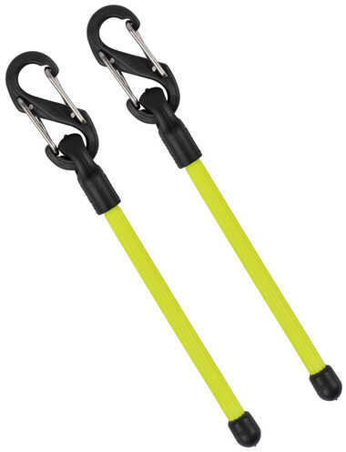 Nite Ize Gear Tie Clippable Twist 3" Neon Yellow 2 Pack Md: GLZ-33-2R7