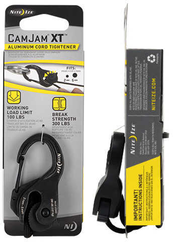 Nite Ize CamJam XT Aluminum-Black With Cord Md: NCJSA-01-R8