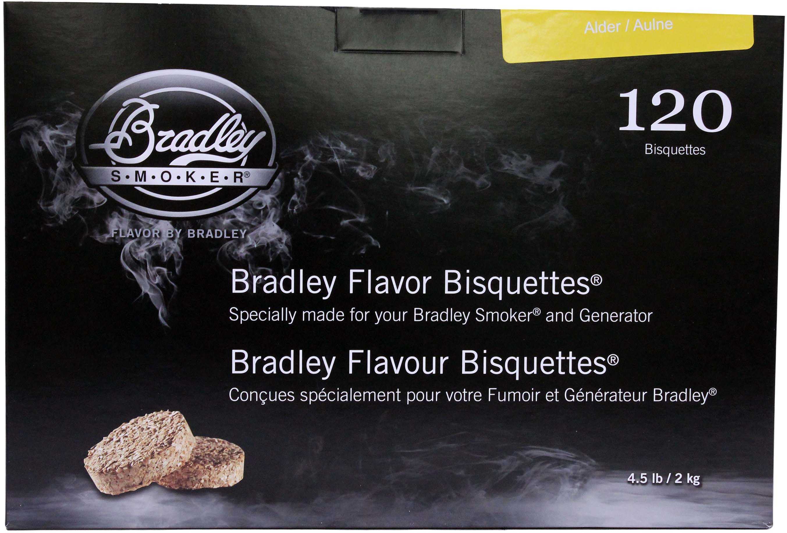 Bradley Technologies Smoker Bisquettes Alder (120 Pack) Md: BTAL120