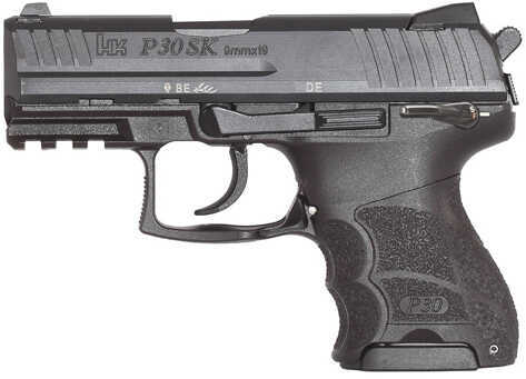 Pistol <span style="font-weight:bolder; ">Heckler</span> & Koch P30SKS V3 DA/SA 9mm NS/ExtraMag/Sfty 3.25" Barrel 10 Round