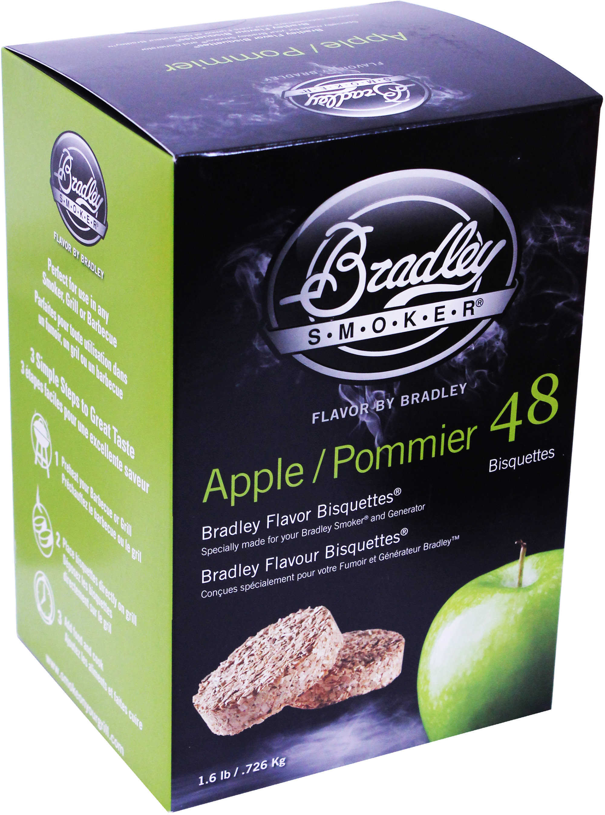 Bradley Technologies Apple Bisquettes 48 Pack BTAP48