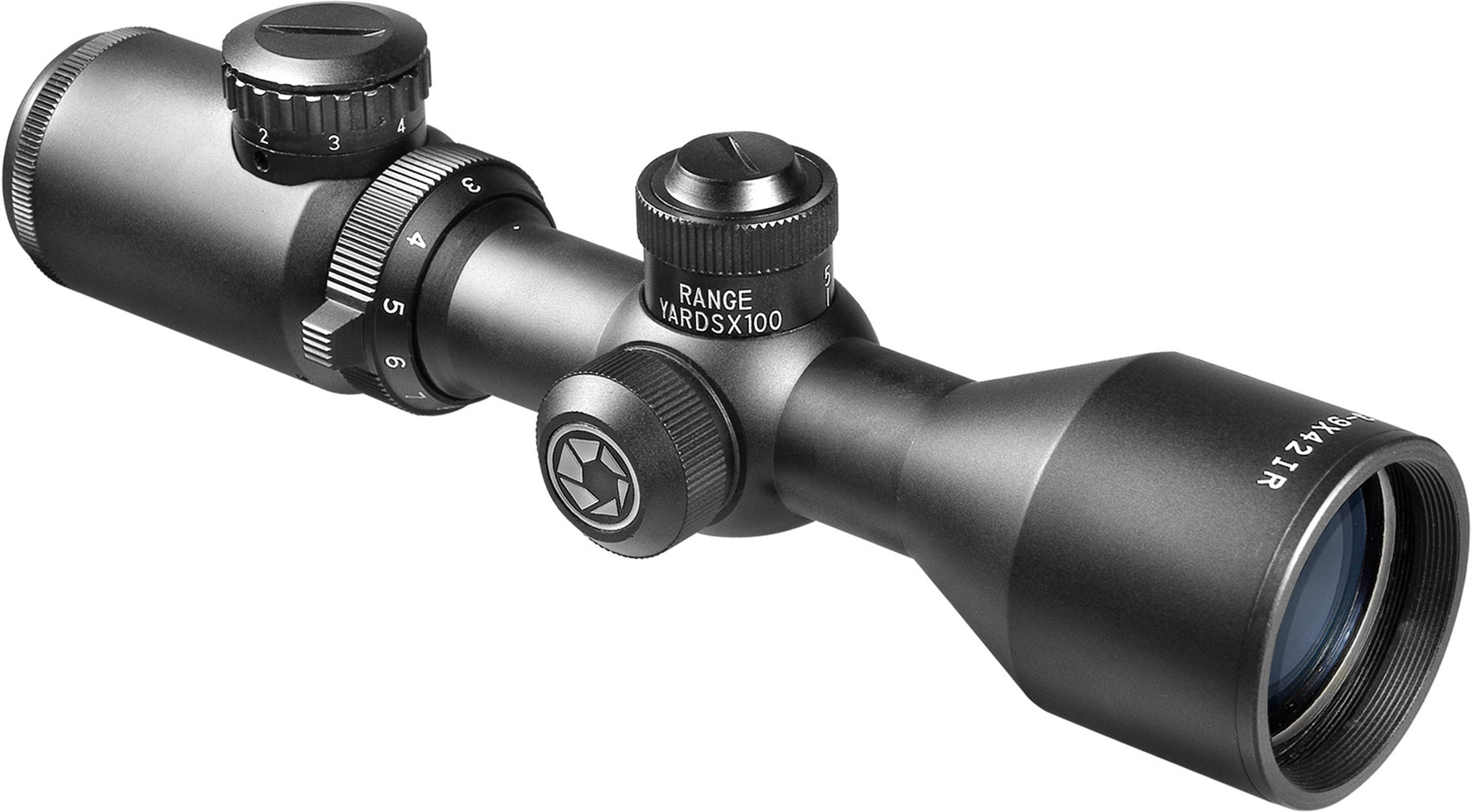 Barska Optics Contour Scope 3-9x42mm, 4A Reticle, Range Adjustment AC10634