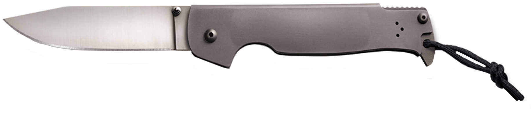 Cold Steel Pocket Bushman Folding Knife Krupp 4116/Satin Plain Drop Point Dual Thumb Disc/Pocket Clip 4.5" 420 Stainless
