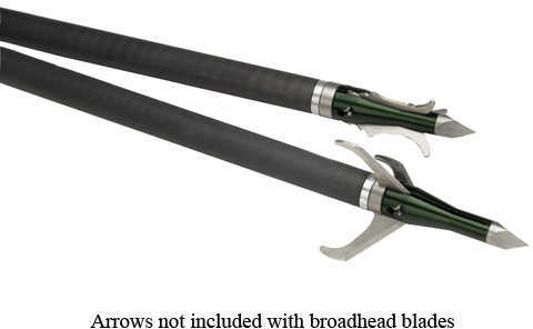 Excalibur X-ACT Mechanical Broadheads, 100gr, SS, 3 Blade Set (Per 3) 6672