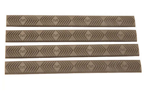 Ergo M-LOK WedgeLoK Slot Cover Grip, Olive Drab Green, Pack Of 4