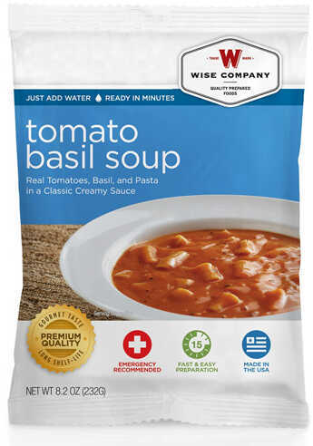 Wise Foods Side Dish Tomato Basil Soup with Pasta, 4 Servings Md: 2W02-210