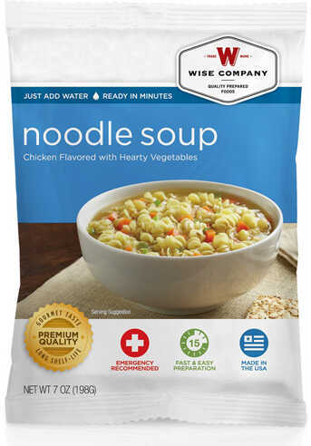 Wise Foods Side Dish Chicken Noodle Soup, 4 Servings Md: 2W02-217