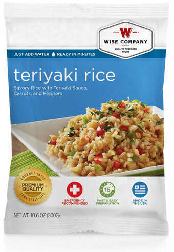 Wise Foods Side Dish Teriyaki and Rice, 4 Servings Md: 2W02-208
