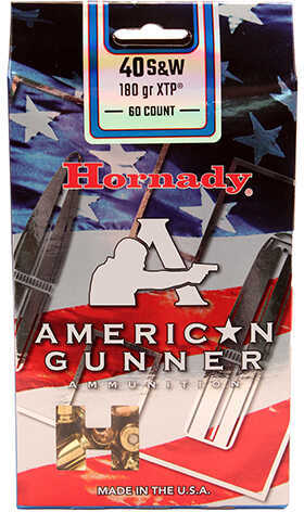 40 S&W 60 Rounds Ammunition Hornady 180 Grain Hollow Point