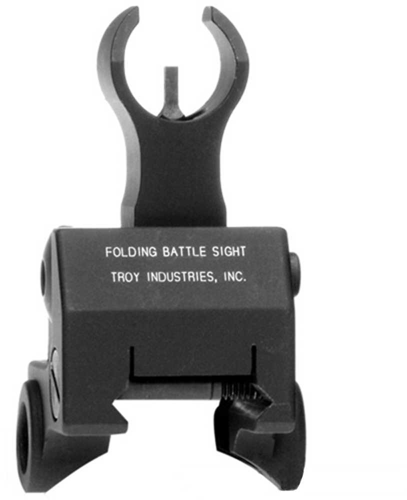 Troy BattleSight Folding Front Sight Gas Block Mounted HK Style Picatinny Black Finish SSIG-GBF-00BT-00