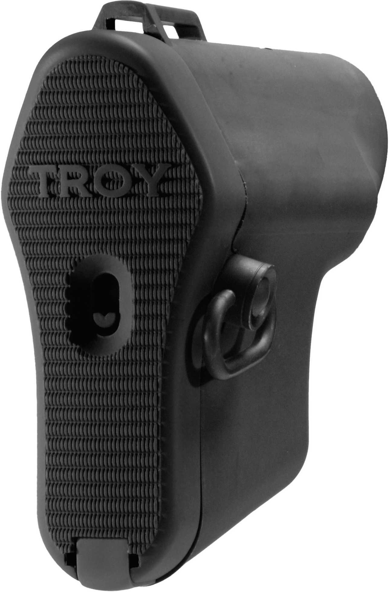 Troy Industries Lightweight Battle Ax CQB Stock - Black Only SBUT-LW1-00BT-00