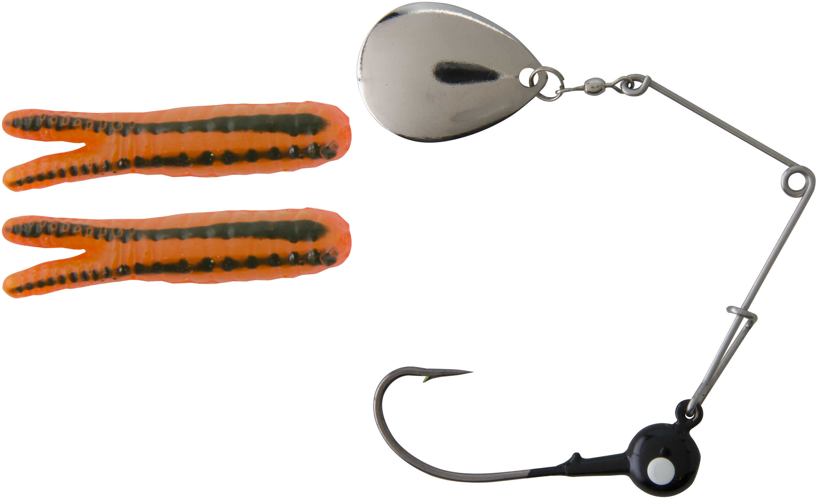 Pure Fishing / Jarden Johnson Beetle Spin Value Pack 1/4oz Black/Chartreuse/Orange Md#: BSVP1/4BCO