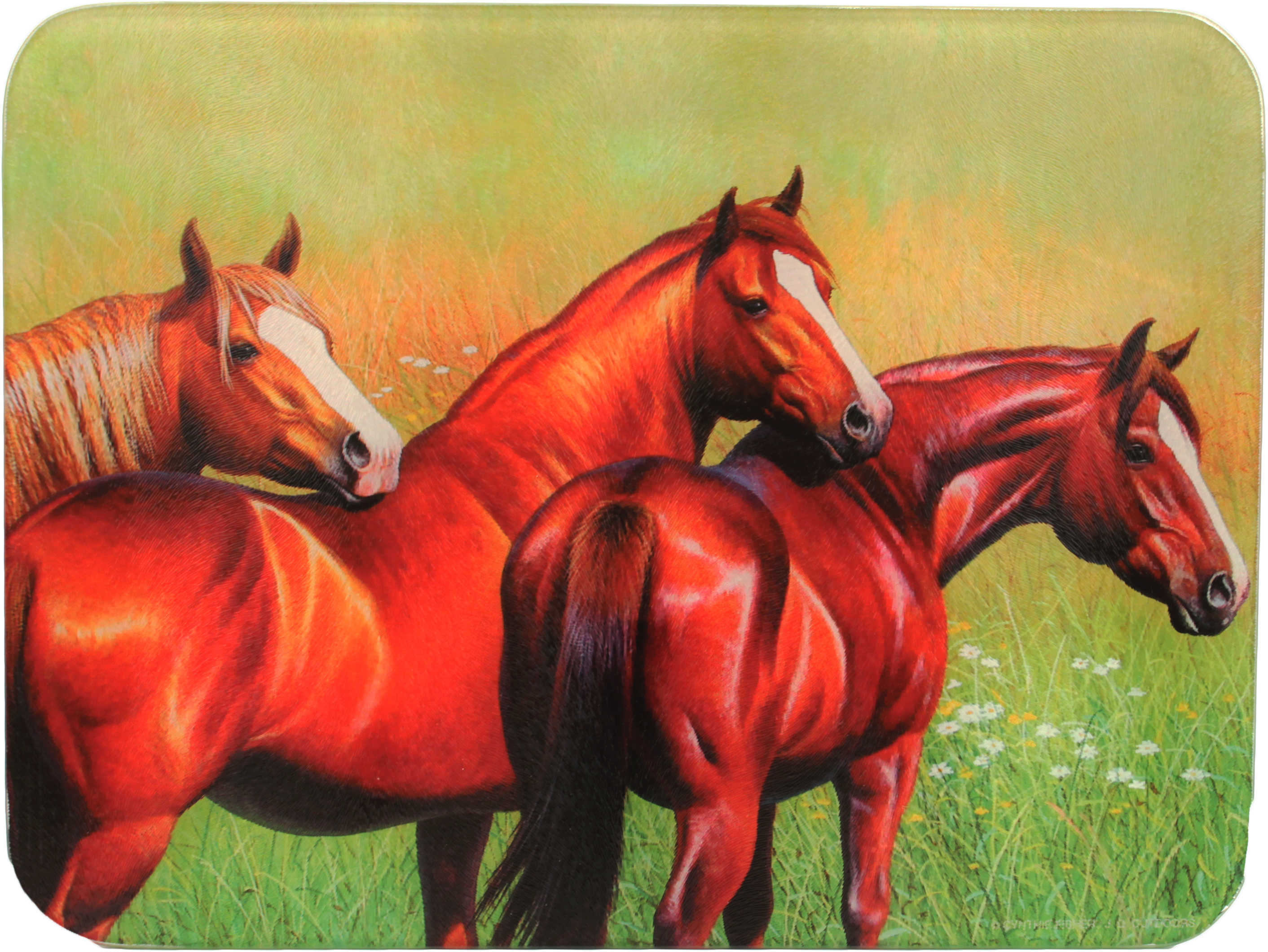 Rivers Edge Products Cutting Board Three Horse 727