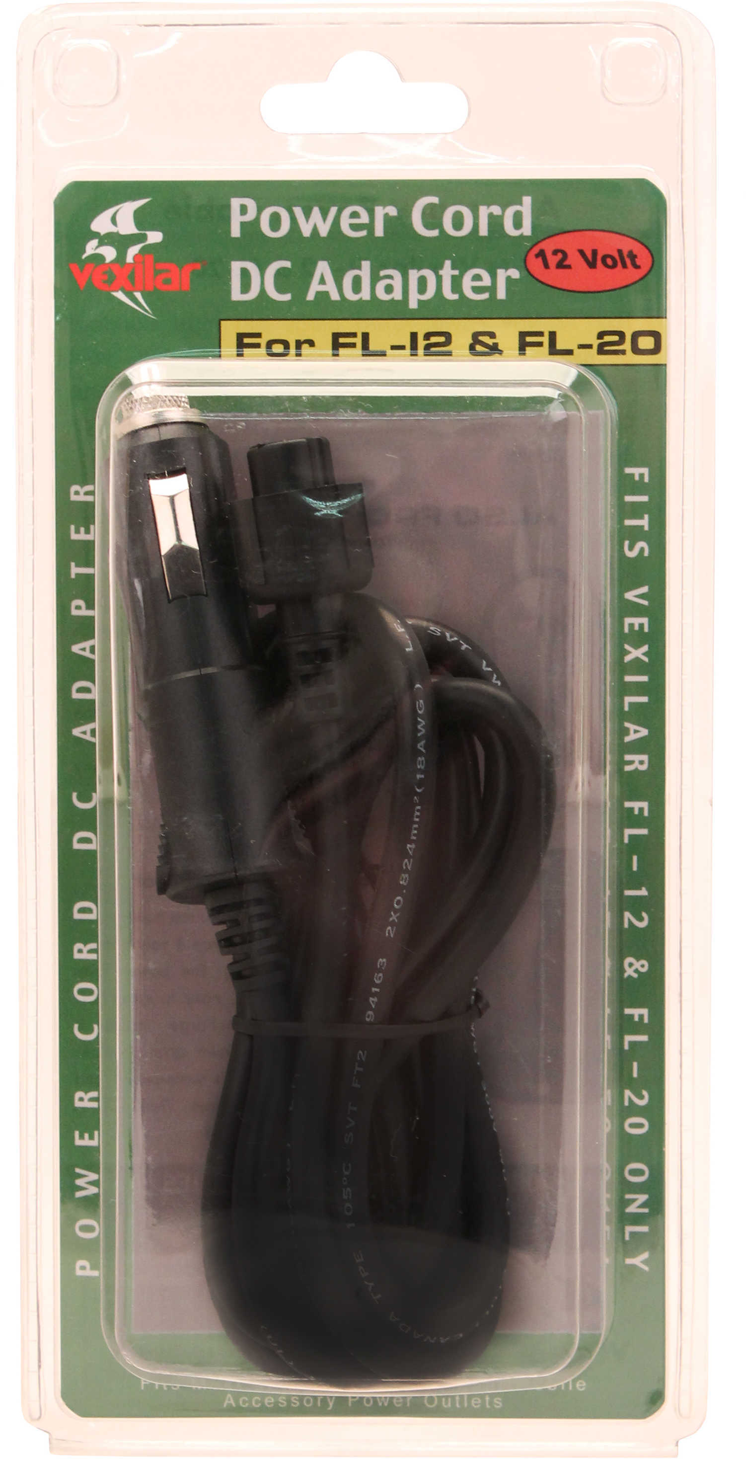 Vexilar Inc. 12v DC Power Cord Adapter (FL-12 & FL-20) PCDCA4