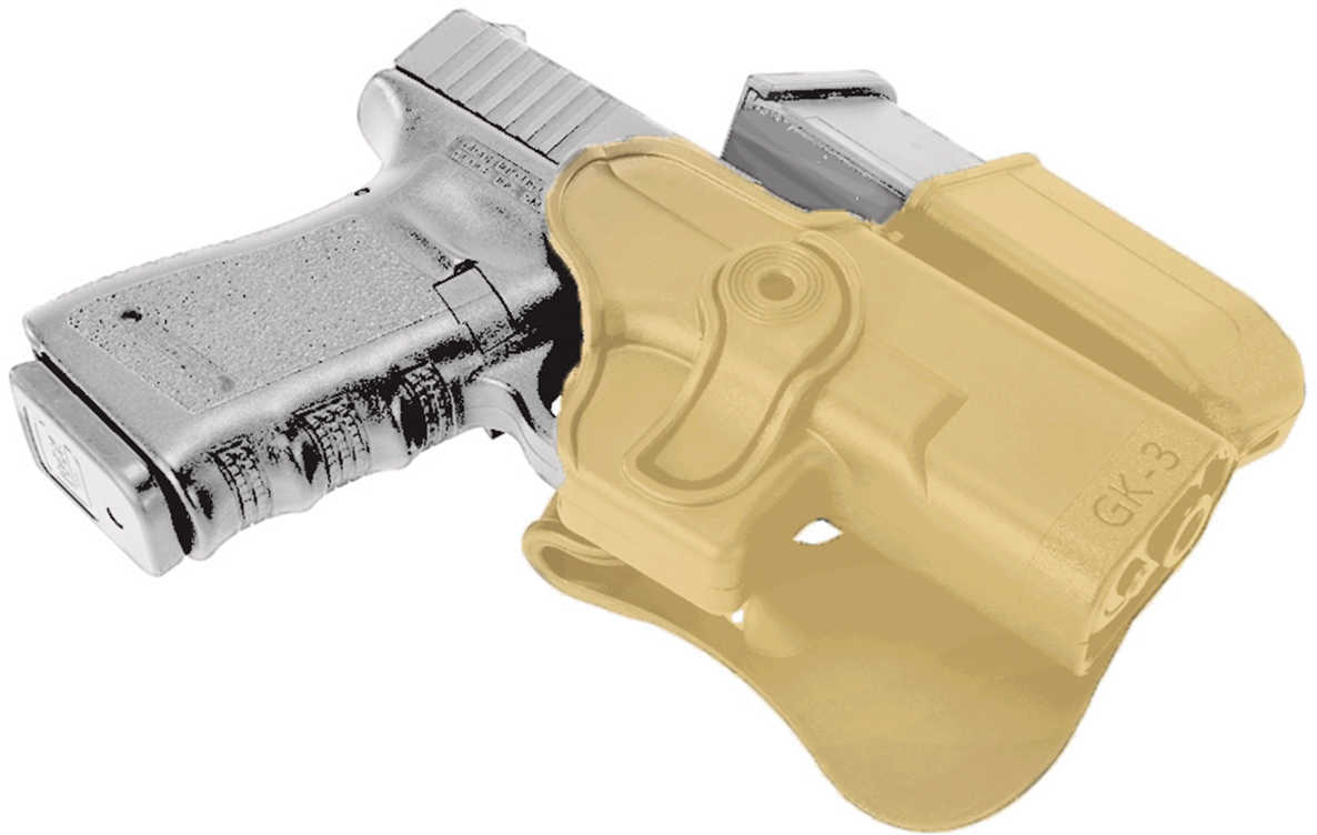 Sig Sauer SIGTAC Holster for Glock 19 23 25 32 Paddle RETENTIO HOLRPRGK19LVL3TAN