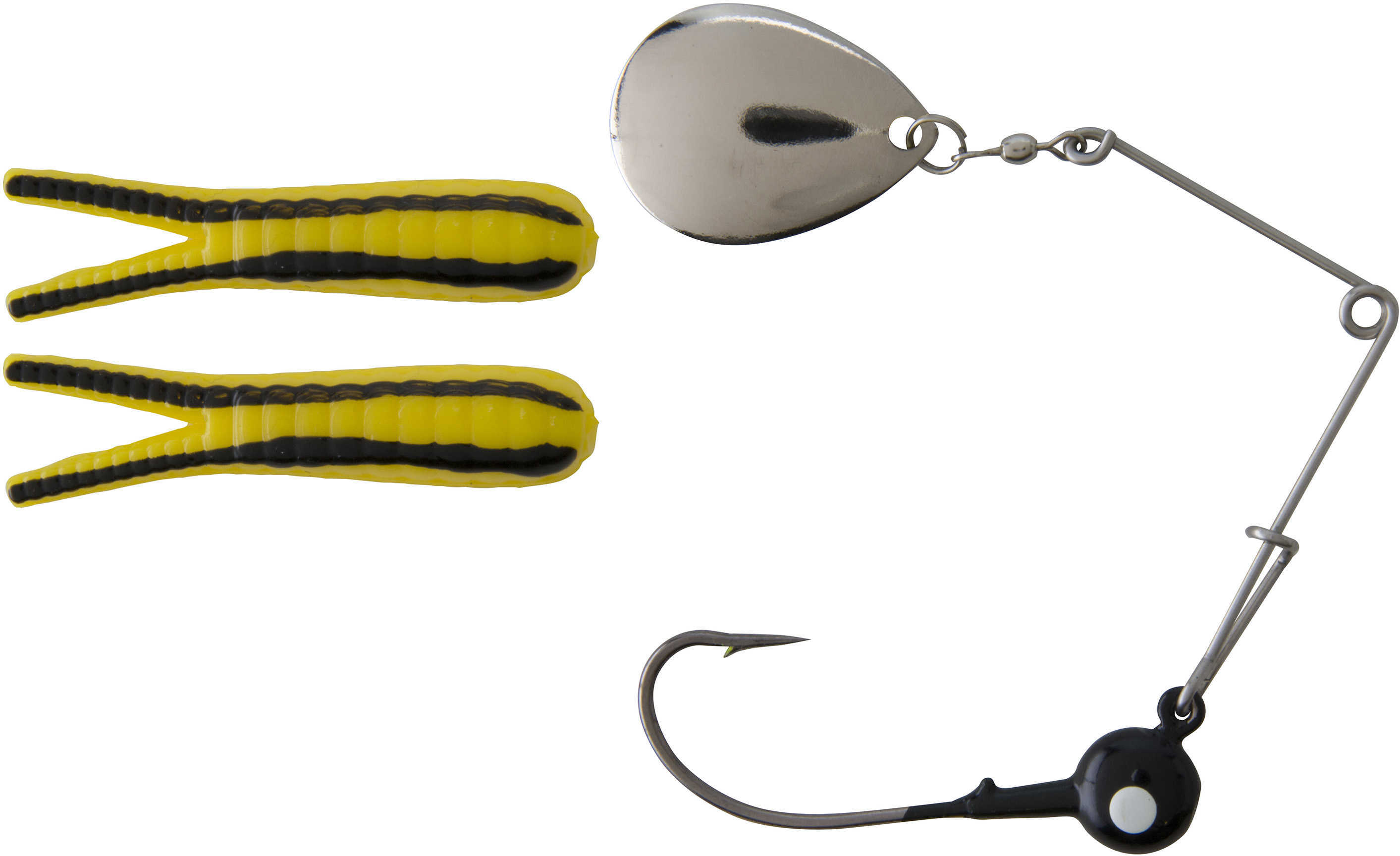Pure Fishing / Jarden Johnson Beetle Spin Value Pack 1/4oz Yellow Black Stripes Md#: BSVP1/4YBS