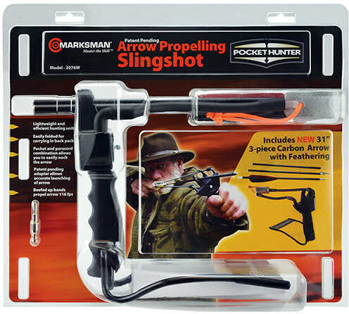 Marksman Pocket Hunter Slingshot With 3 Piece Arrows Md: 3076W